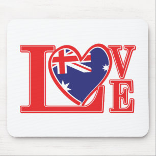 Love-Australia Mouse Pad