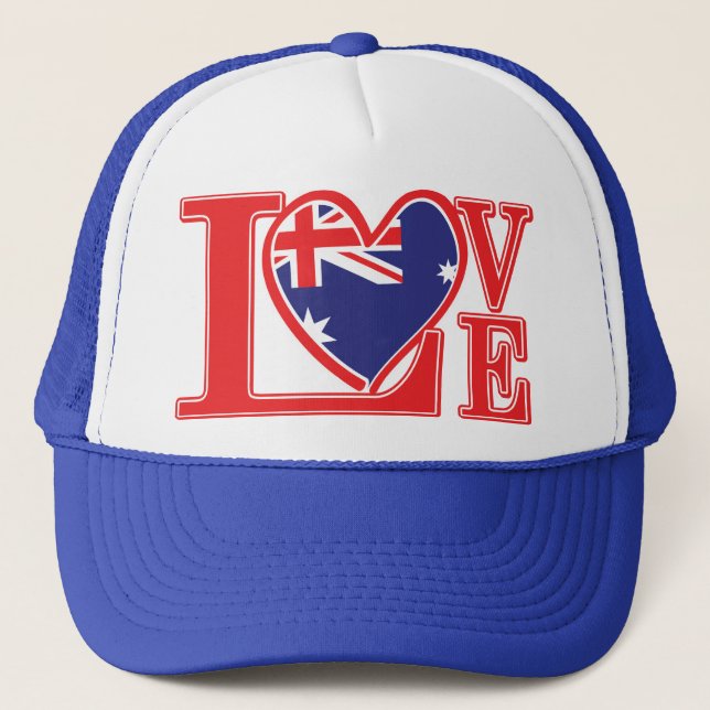 Love-Australia Trucker Hat (Front)