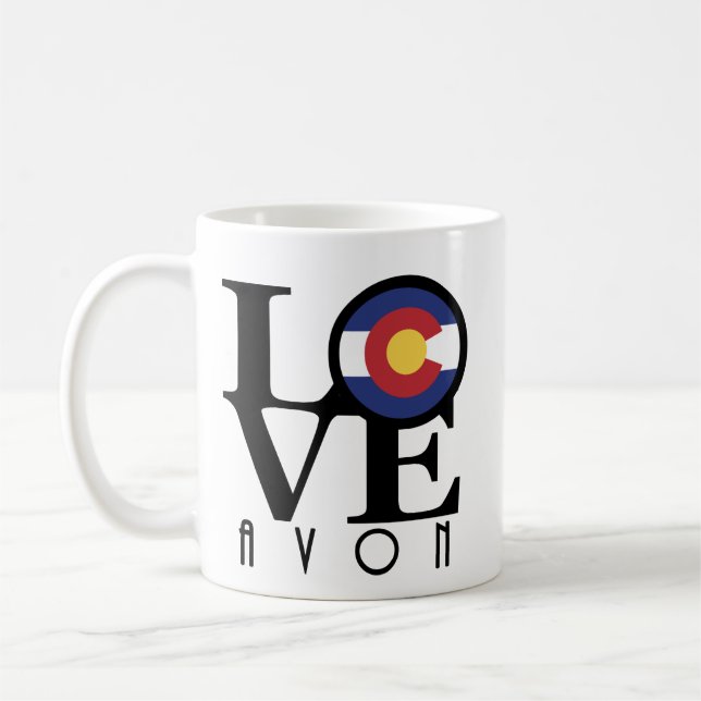 LOVE Avon 11oz Coffee Mug (Left)