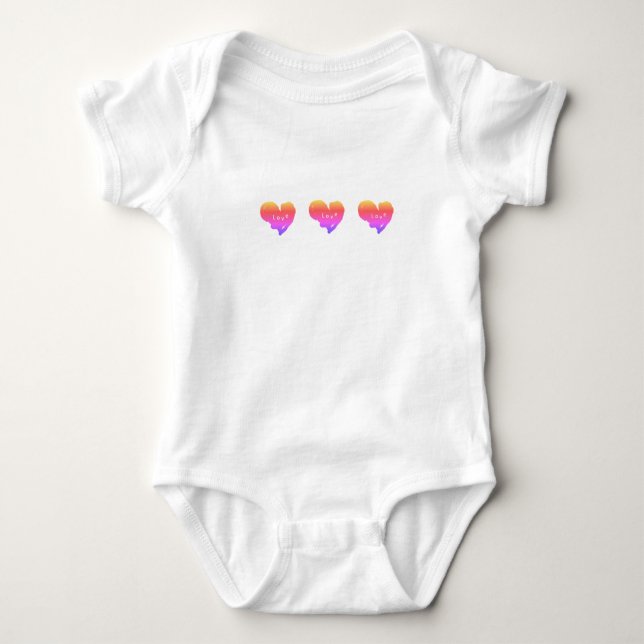 love baby bodysuit (Front)