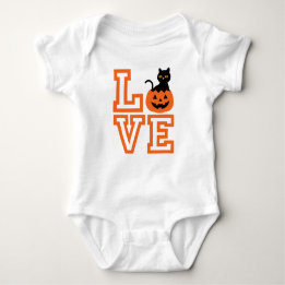 Love Baby Halloween Baby Bodysuit
