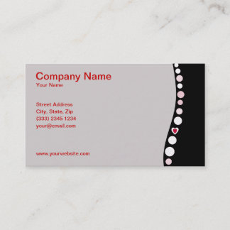 Love backs business card