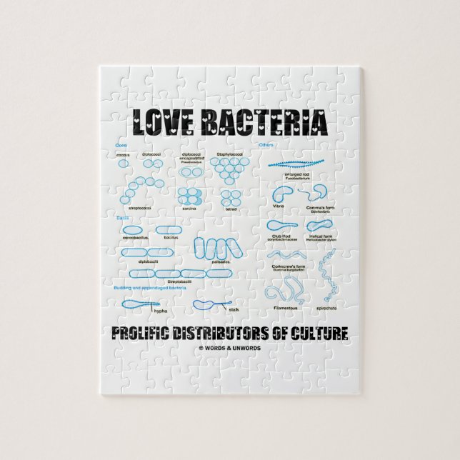 Love Bacteria Prolific Distributors Of Culture Jigsaw Puzzle (Vertical)