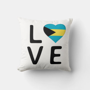 Love - Bahamas Flag Cushion