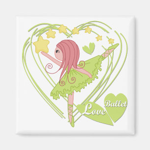Love Ballet Tshirts and Gifts Magnet
