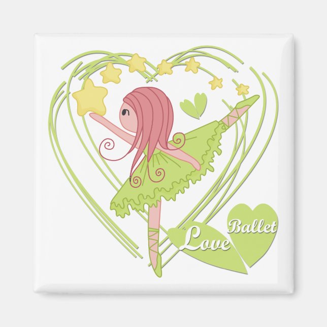 Love Ballet Tshirts and Gifts Magnet (Front)