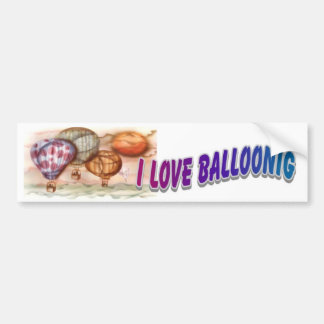 Love Ballooning Bumper Sticker