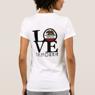 LOVE Bangor California (Back Print) T-Shirt