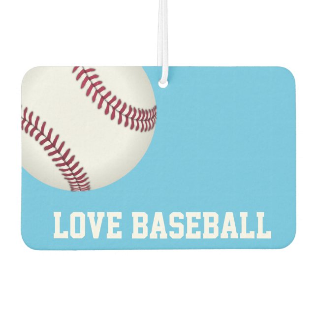 Love Baseball Air Freshener (Front)