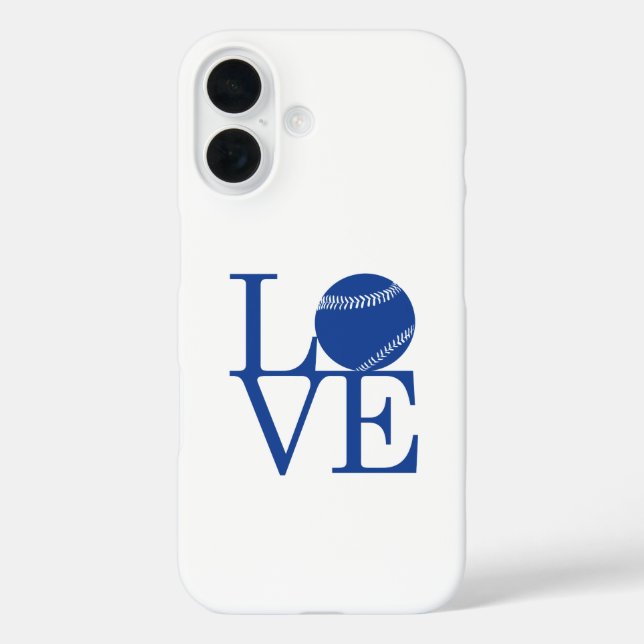 Love Baseball Case-Mate iPhone Case (Back)