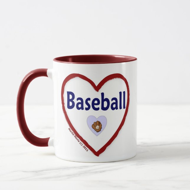 Love Baseball Mug (Left)