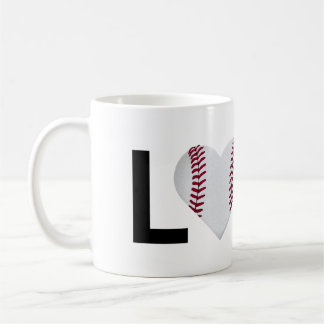 Love Baseball Mug (Baseball Heart)