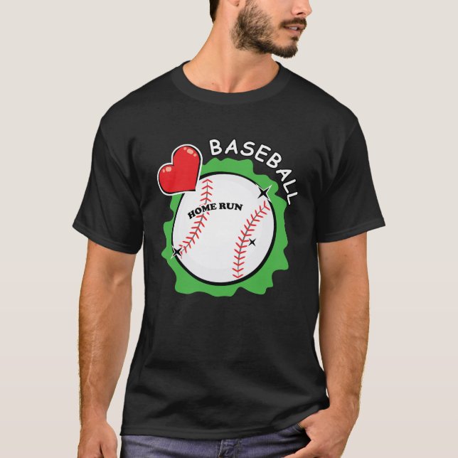 Love Baseball T-Shirt (Front)