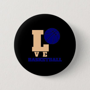 Love Basketball 1 6 Cm Round Badge