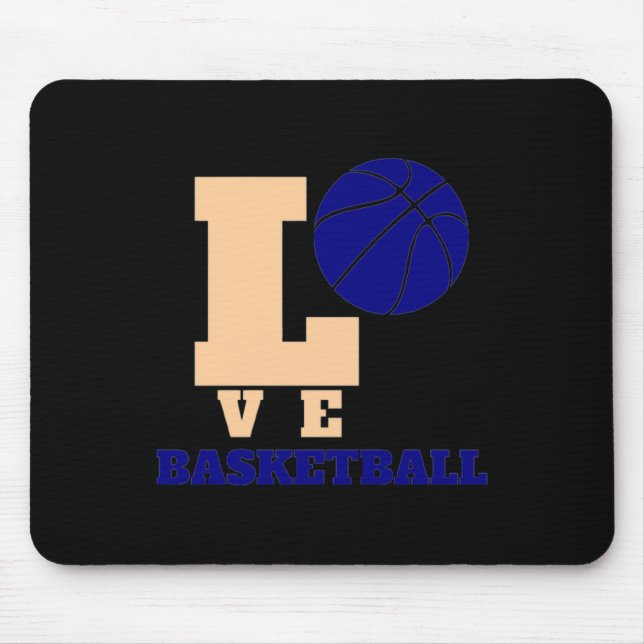 Love Basketball 1  Mouse Pad (Front)