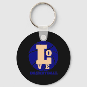 Love Basketball 3 Key Ring