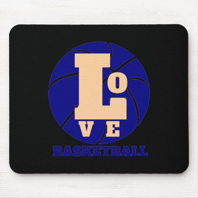 Love Basketball 3  Mouse Pad (Front)