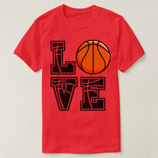 Love Basketball 5 T-Shirt (Design Front)