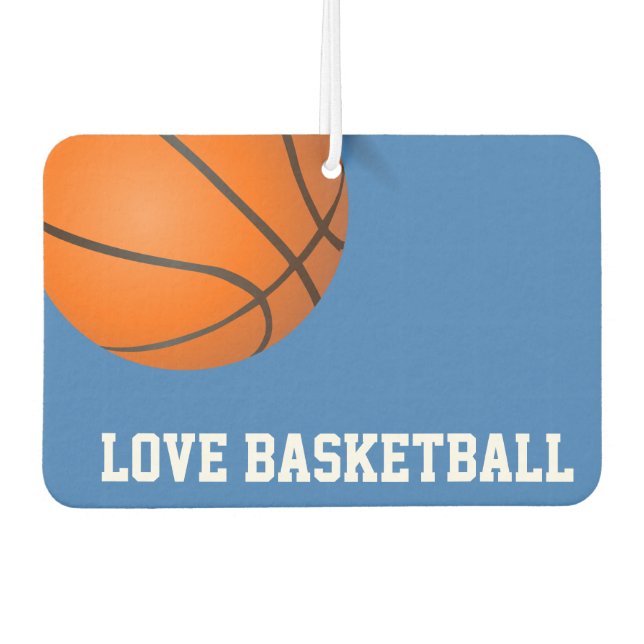 Love Basketball Air Freshener (Front)