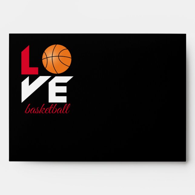 Love basketball envelope (Front)