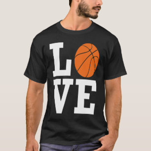 Love Basketball Fan Player Coach Team Cute Sport T-Shirt