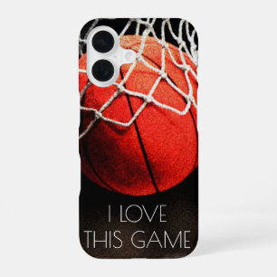 Love Basketball Game iPhone 16 Case