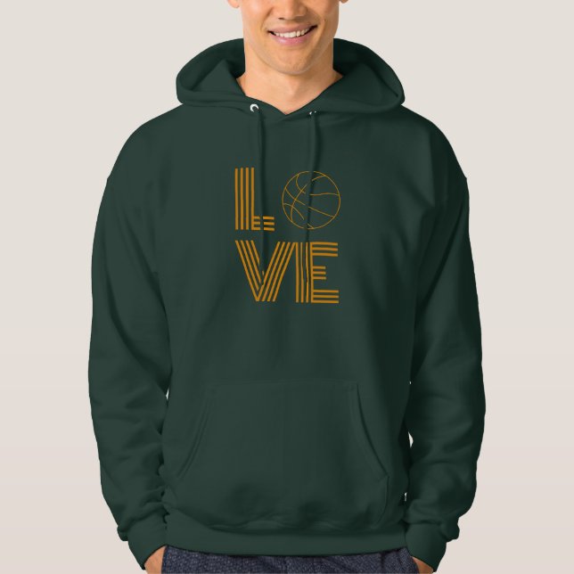Love Basketball Gift Hoodie (Front)