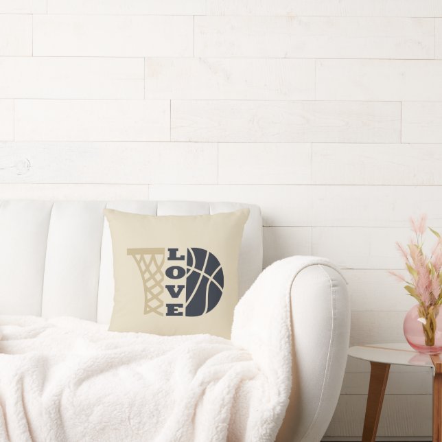 love basketball gift ideas for coach cushion (Couch)