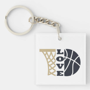 love basketball gift ideas for coach key ring