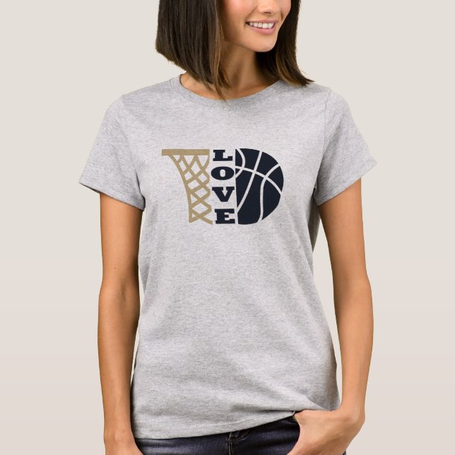 love basketball gift ideas for coach T-Shirt (Front)