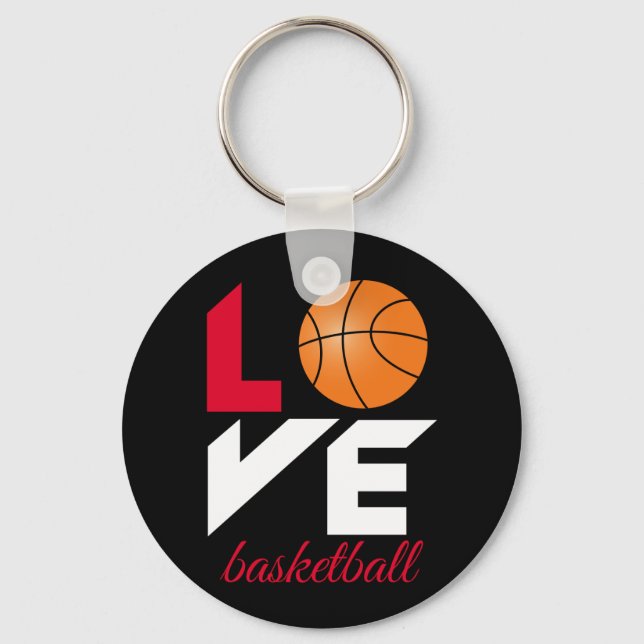 Love basketball key ring (Front)