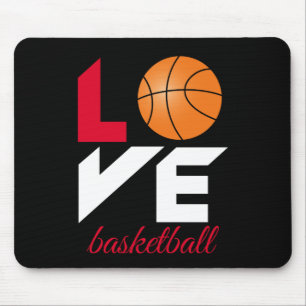 Love basketball mouse pad