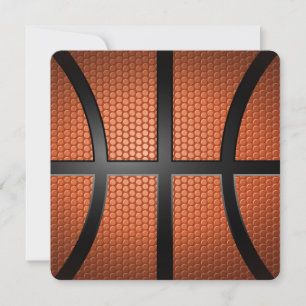 love basketball sports athletic invitation