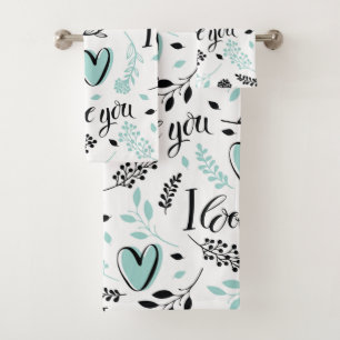 Love Bath Towels Set