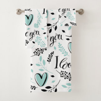 Love Bath Towels Set