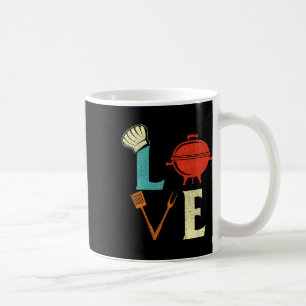 Love Bbq Lover Pitmaster Grilling Grill Barbecue Coffee Mug