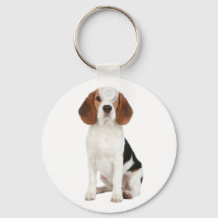 Love Beagle Puppy Dog Customised  Key Chain
