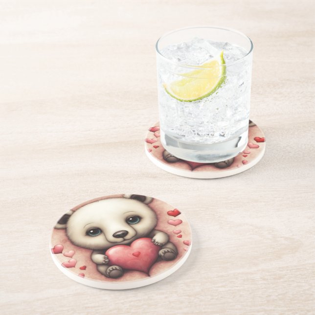 Love Bear 2 Coaster (Side)