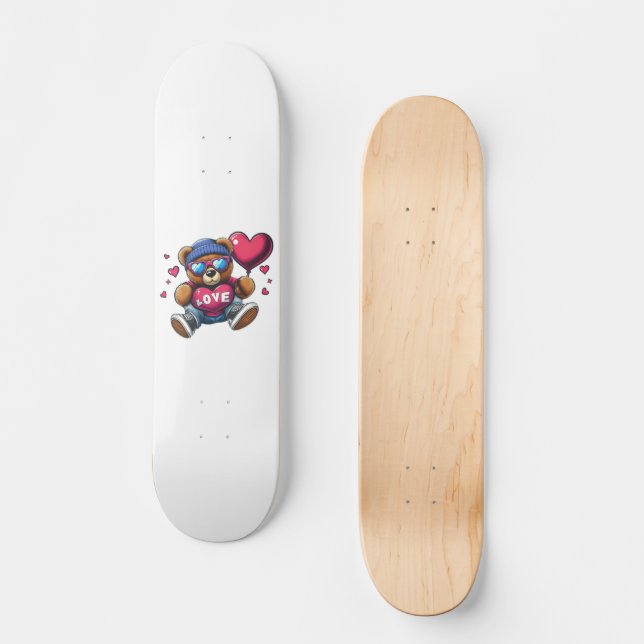 Love Bear Skateboard (Front)