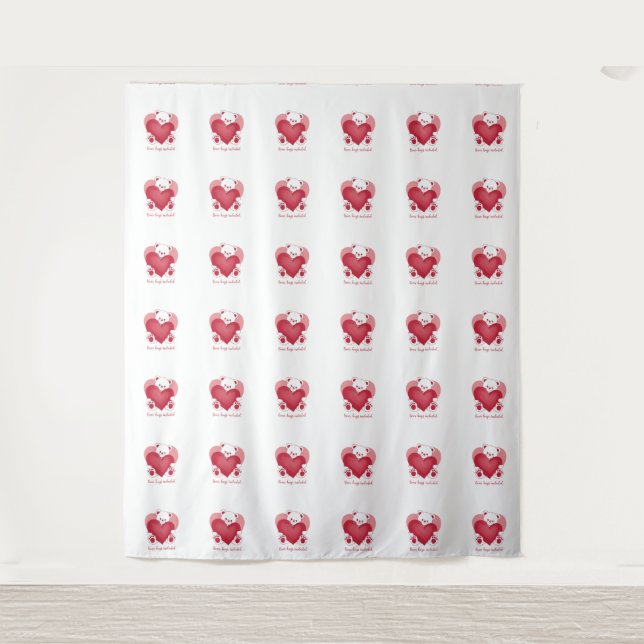 love bear tapestry (Front)