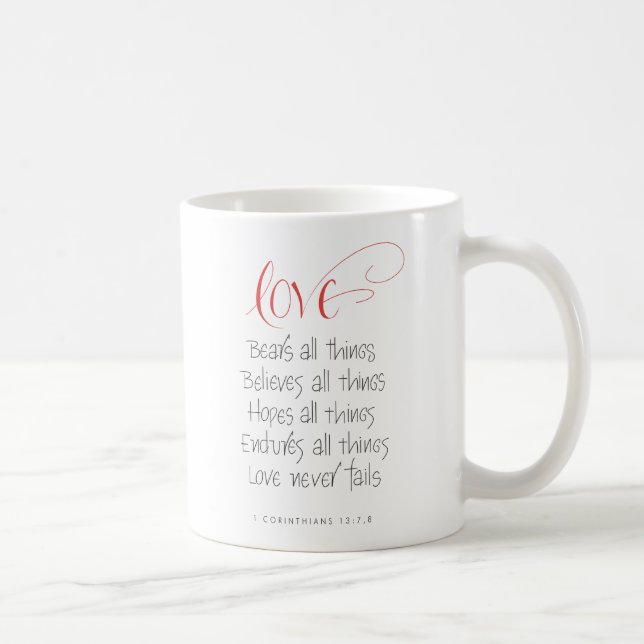 Love Bears All Things Mug (Right)
