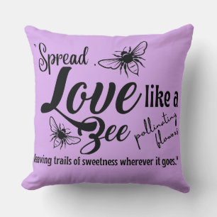 love bee cushion