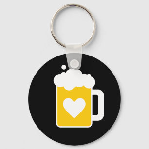 love-beer key ring