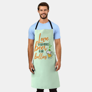 Love & Beer St. Patrick’s Day Fun-61146 Hoodie Apron