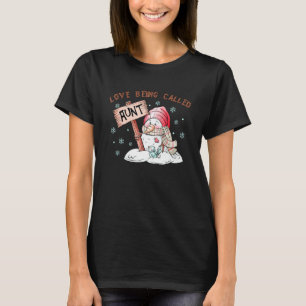 Love Being Called Aunt Christmas Funny Blessed Gra T-Shirt