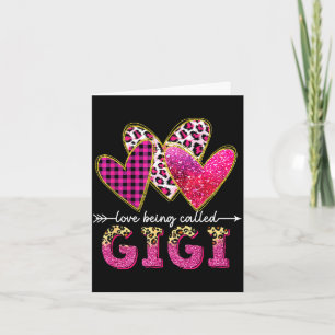 Love being called gigi grandma valentine mothers card
