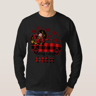 Love Being Called Gma Red Truck Gnome Valentine T-Shirt