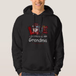 Love being called Grandma Snowman Christmas Red Pl Hoodie<br><div class="desc">Love being called Grandma Snowman Christmas Red Plaid Xmas</div>