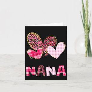 Love being called nana grandma valentine mother's card