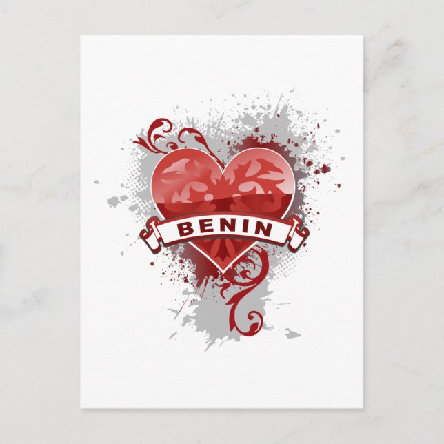 Love Benin Postcard (Front)